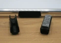 Viltglijder voor bruisframe slede Zwart