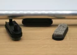 Viltglijder voor buisframe slede met dubbele pen (vervangbaar)