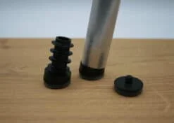 Viltglijder voor schuine stoelen met een hoek van 12 graden en vervangbaar vilt