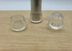 Stoelpootdop transparant PVC