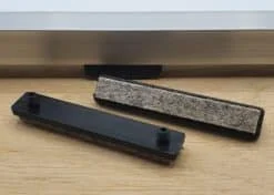 Viltglijder voor vierkante buisframe met vast vilt 14x80mm